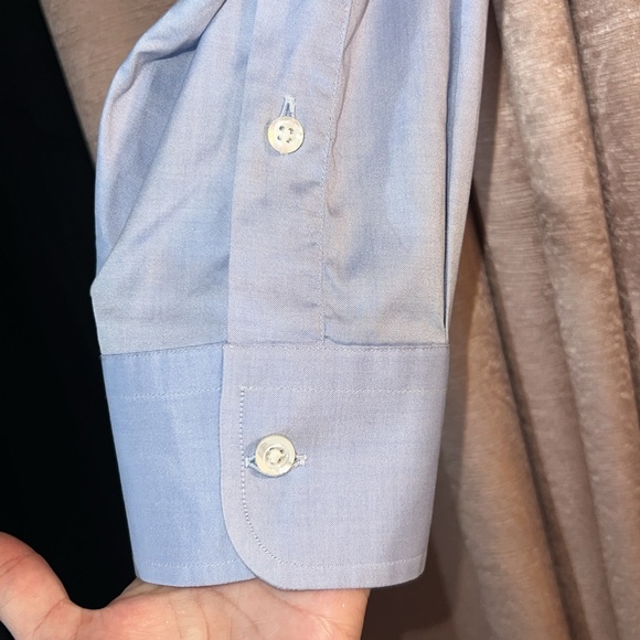 Robert Talbott Size 17 Cotton Button Down Dress Shirt - Picture 4 of 10